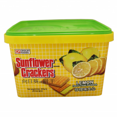 Sunflower Cracker Lemon Pail