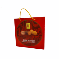 Red Tin Assorted Cookies With Bag