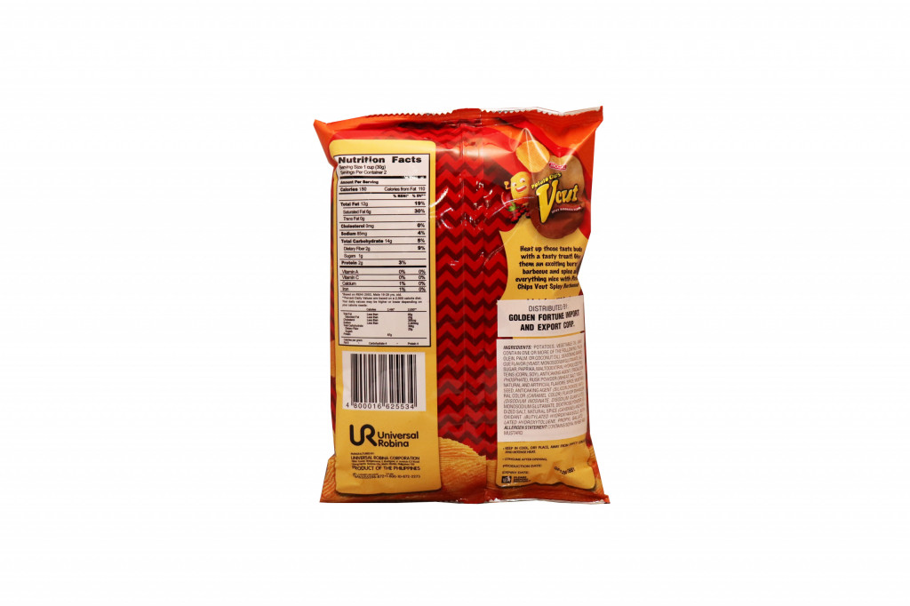 V-cut Spicy Bbq Potato Chips | Golden Fortune | 長年大富公司 