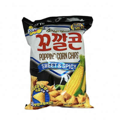 POPPING CORN CHIPS SWEET SPICY