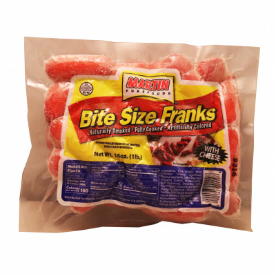 Bite Size Franks W / Cheese