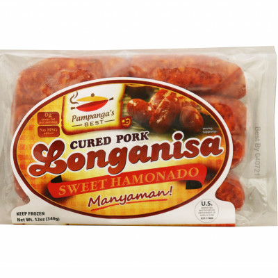 Cured Pork Longanisa Sweet Hamonado