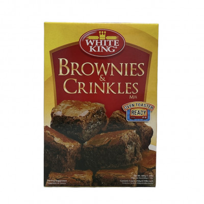 White King Fudge Brownie & Crinkles Mix